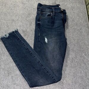 Garage Dark Blue Skinny Jeans